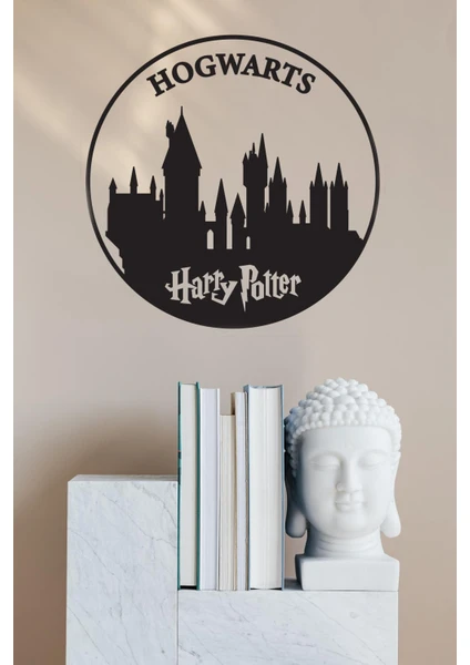 Duvar Sticker Harry Potter Hogwarts Bina Lisanslı Tasarım 30X30CM