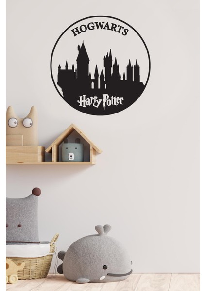 Duvar Sticker Harry Potter Hogwarts Bina Lisanslı Tasarım 30X30CM