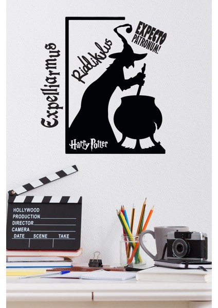 Duvar Sticker Harry Potter Expelliarmus Expecto Patronum Lisanslı