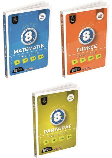 2022 8. Sınıf Matematik Türkçe Paragraf Soru Bankası Seti Video Çözümlü