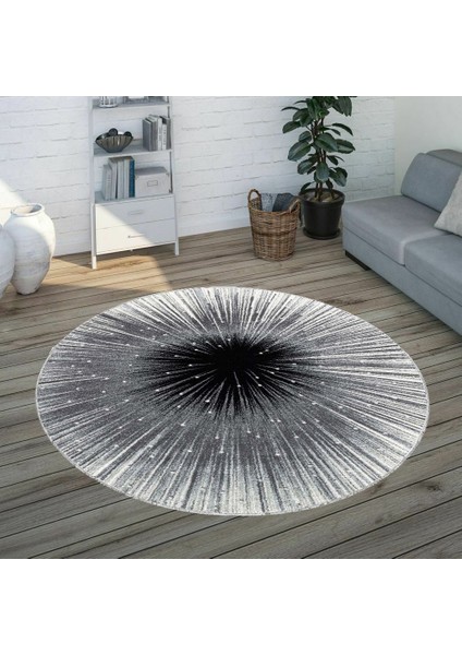 Dijital Baskı Yıkanabilir Kaymaz Taban Yuvarlak Halı Rvg7082160