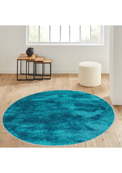 Dijital Baskı Yıkanabilir Kaymaz Taban Yuvarlak Halı Rvg7089160