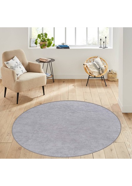 Dijital Baskı Yıkanabilir Kaymaz Taban Yuvarlak Halı Rvg7094160
