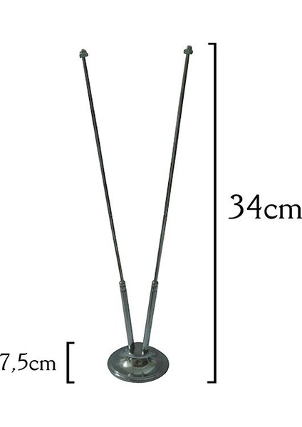 Masaüstü Vietnam Bayrağı Türk Bayrağı İkili Krom Direk Masa Bayrak Seti fiyatları