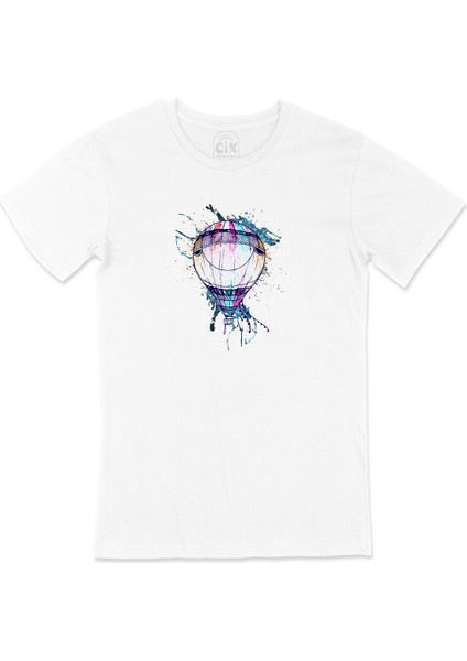Renkli Uçan Balon T-Shirt
