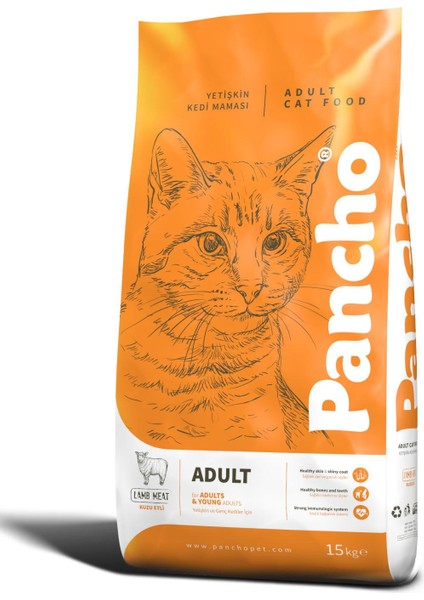 Pancho Kuzu Etli Yetişkin Kedi Maması