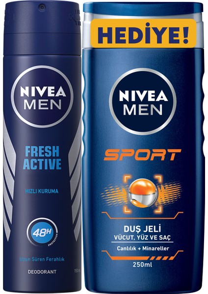 Fresh Male 150 ml Spray + Sport 250 ml