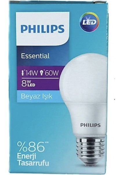 Essential Ledbulb 8W- 60W Normal Duylu E27 Ampul Beyaz Işık fiyatları