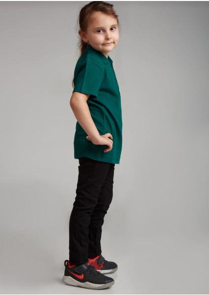 Unisex Yeşil Polo Yaka Kısa Kol Lakost T-Shirt fiyatları