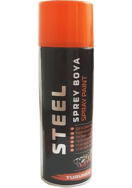 Steel Turuncu Sprey Boya 200 ml