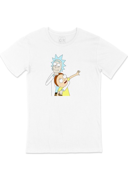 Rick And Morty Görselli T-Shirt