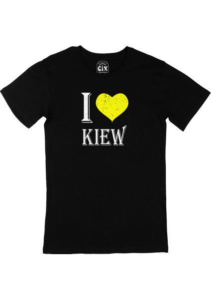 I Love Kiew Siyah T-Shirt