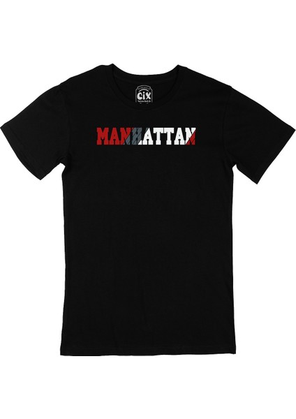 Manhattan Siyah T-Shirt
