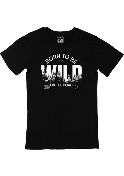 Born To Be Wild Siyah T-Shirt