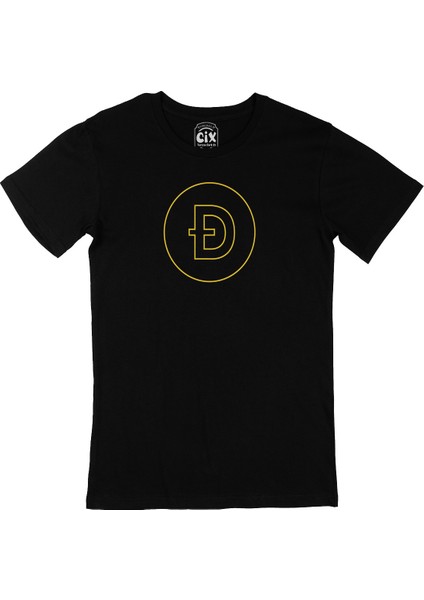 Doge Coin Kripto Siyah T-Shirt