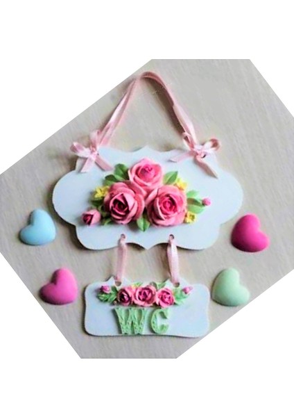 İkili Askılı Pano İsimlik Silikon Kalıp K-539