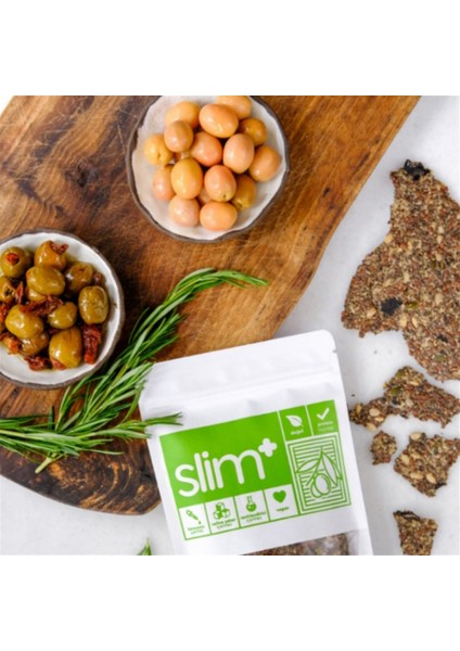 Zeytin Biberiyeli Glutensiz Vegan Tohum Kraker Cracks 50gr