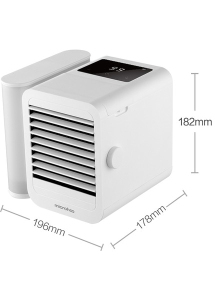 Youpin Microhoo MH01R Mini Klima Fanı - Beyaz (Yurt Dışından)