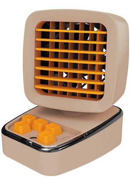 A5 Mini Nemlendirici Su Soğutma Fanı Vintage Yeşil (Yurt Dışından)