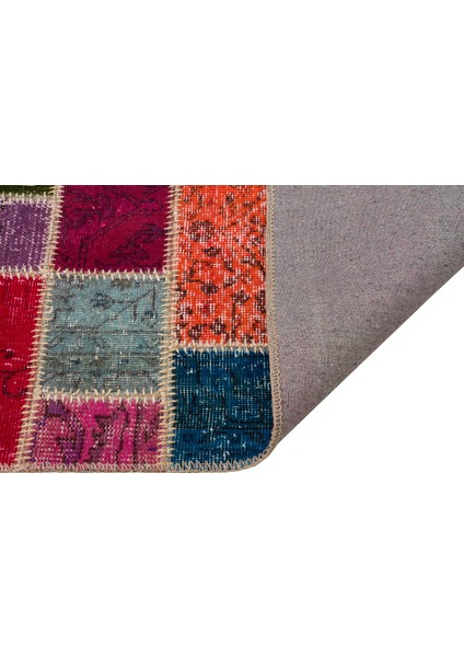 Klasik Modern Patchwork Eskitme Halı 160 x 220 cm 5841 modelleri