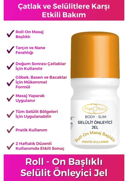 Roll-On Masaj Başlıklı Vücut Jeli 100 Ml