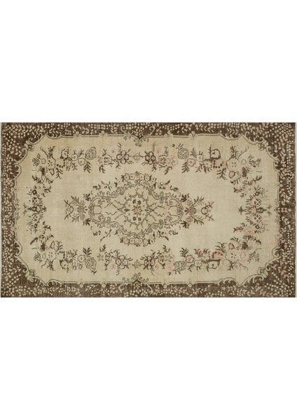 Eşsiz Anadolu Vintage Eskitme El Dokuma Halı 183 x 309 cm 8295