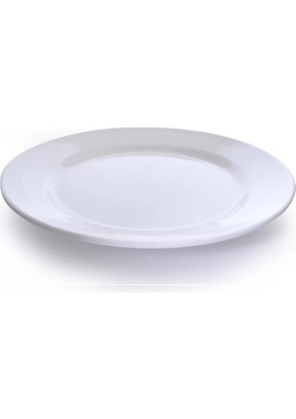 Melamin 6 Lı Servis Tabak - 21 Cm. Servis Tatlı Tabağı