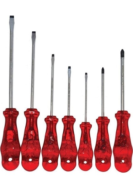 Izeltaş Kraft Tornavida Takımı 7''li Kraft 4100 Seri Tornavida Seti