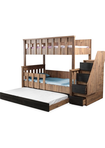 Ranza Diva Mdf Profil Diva Ayrılabilir Yavrulu Ranza + 3 Adet Comfort Yatak fırsatları