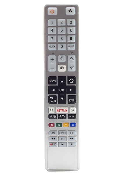 Toshıba CT-8054 Netflıx Tuşlu Beyaz Lcd/led Tv Kumanda