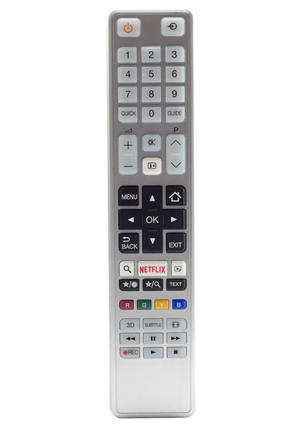 Toshıba CT-8054 Netflıx Tuşlu Beyaz Lcd/led Tv Kumanda