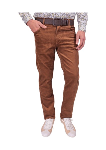 Daniel Voi Kadife Camel Erkek Regular Fit Pantolon