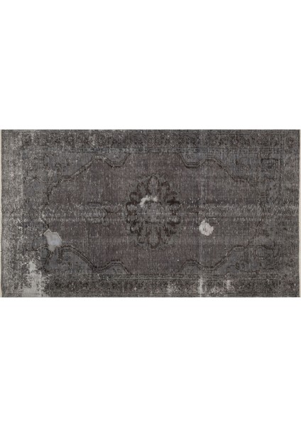 Özel Vintage Eskitme El Dokuma Halı 155 x 270 cm 8236