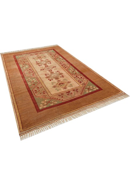 Özel Vintage Eskitme El Dokuma Halı 202 x 298 cm 8267