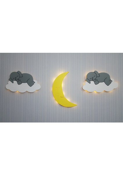 Dekoratif Ahşap Çocuk Odası Ledli Gece Lambası fiyatları