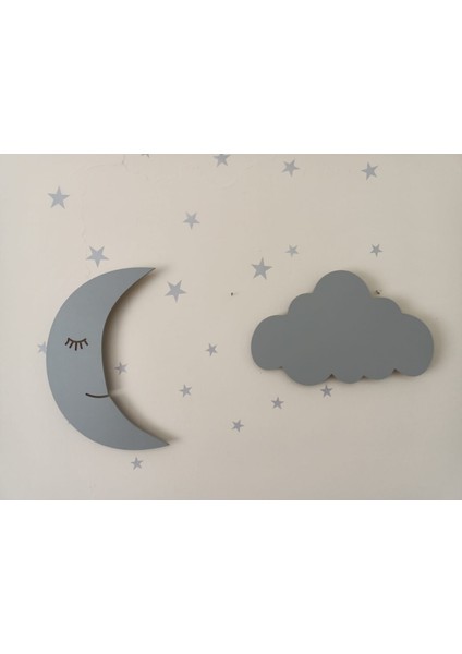 Dekoratif Ahşap Çocuk Odası Ledli Gece Lambası