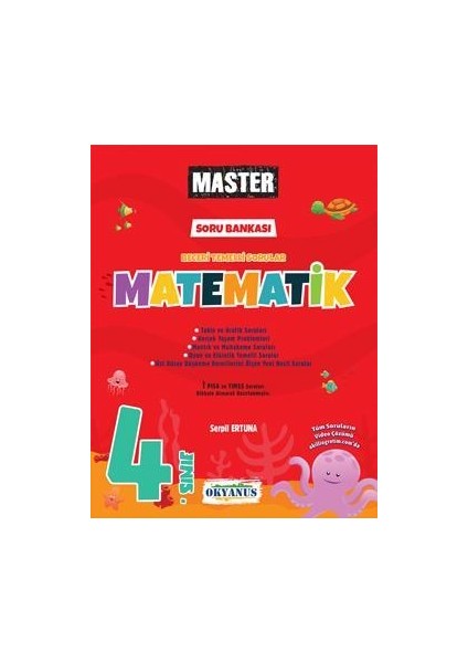 4. Sınıf Master Matematik Soru Bankası - Okyanus Yayınları