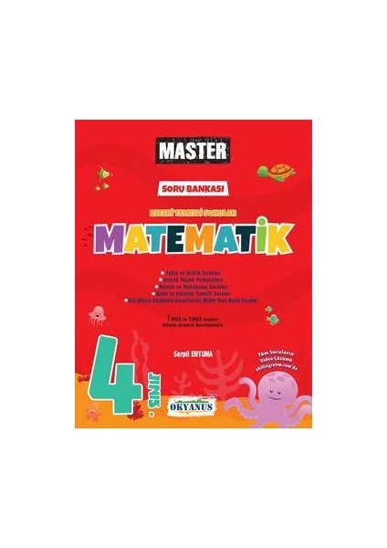 Okyanus Yayınları 4. Sınıf Master Matematik Soru Bankası - Okyanus Yayınları