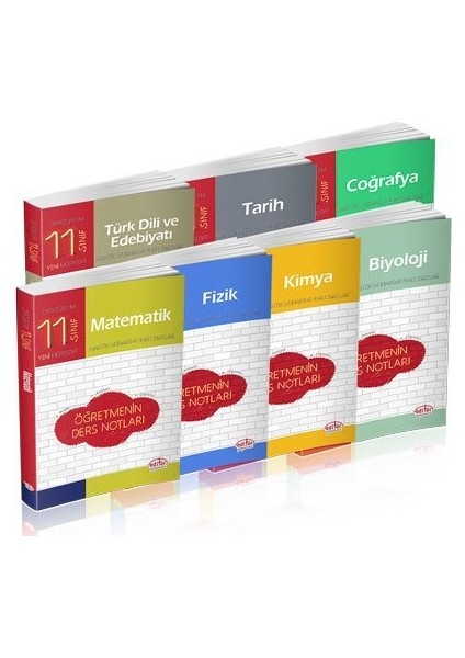 11. Sınıf Öğretmenin Ders Notları 7'li Set