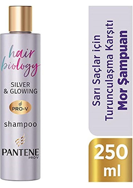 Hair Biology Silver/mor Şampuan Sarı Saçlar Için Turunculaşma Karşıtı 250 ml Katego