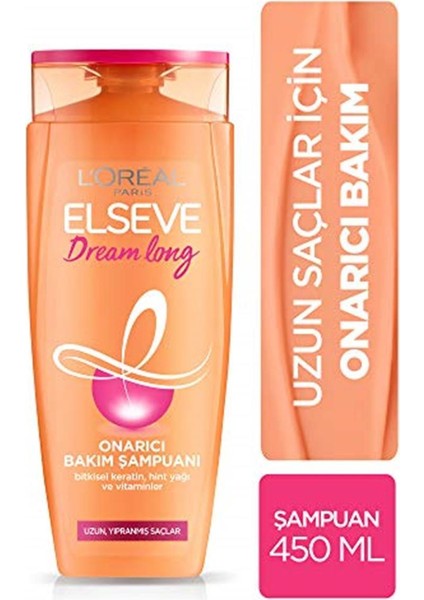 Loreal Paris Elseve 4'lü Dream Long Onarıcı Bakım Şampuanı 450 ml Seti Şampuan fiyatları