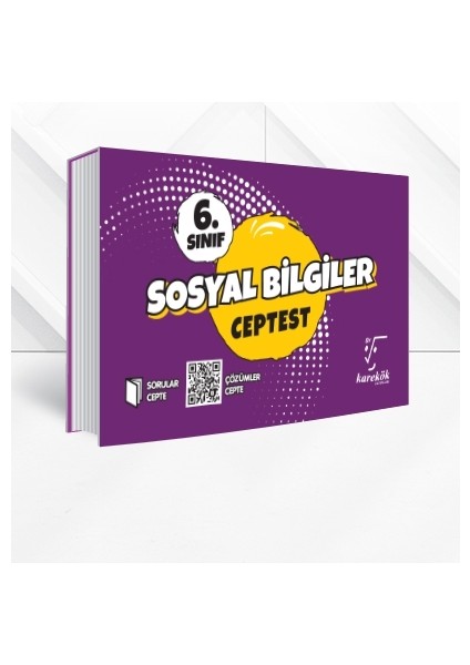 6. Sınıf Sosyal Bilgiler Cep Test