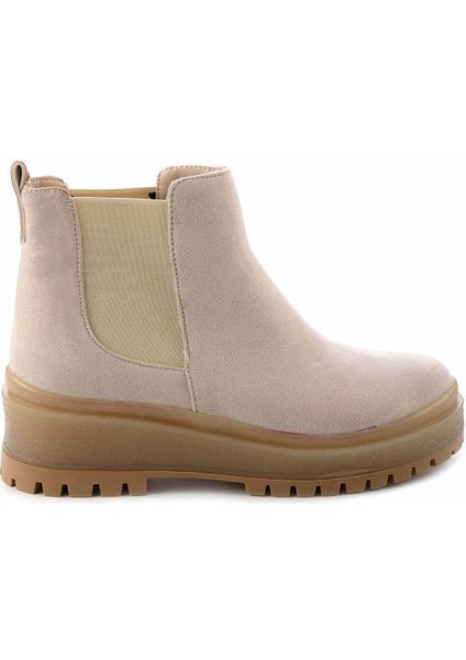 Bej Süet Kadın Bot & Bootie K02578001302
