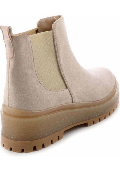 Bej Süet Kadın Bot & Bootie K02578001302