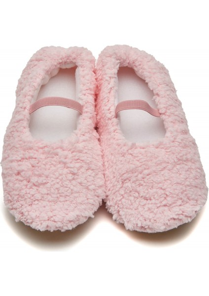 Suni Yünlü Peluş Pembe Anne Terlik ve Bebek Panduf (Terlik ve Panduf Ayrı Satılmaktadır.)