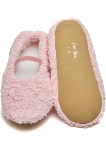 Suni Yünlü Peluş Pembe Anne Terlik ve Bebek Panduf (Terlik ve Panduf Ayrı Satılmaktadır.) fiyatları