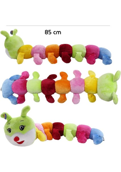 Torutoys Renkli Tırtıl Peluş Oyuncak 85 cm