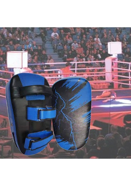 Strade Store Boks Tekme Kalkanı Mma Odak Pad Delme Eğitim Sparring Mitt Mavi (Yurt Dışından)