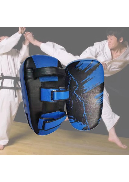 Strade Store Boks Tekme Kalkanı Mma Odak Pad Delme Eğitim Sparring Mitt Mavi (Yurt Dışından)