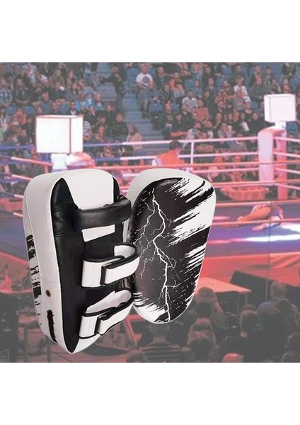 Boks Tekme Kalkanı Mma Odak Pad Delme Eğitim Sparring Mitt Beyaz (Yurt Dışından) fiyatları